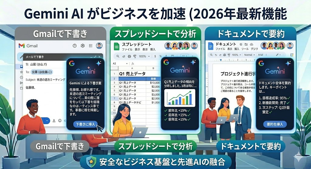 Google WorkspaceでのGemini AI活用